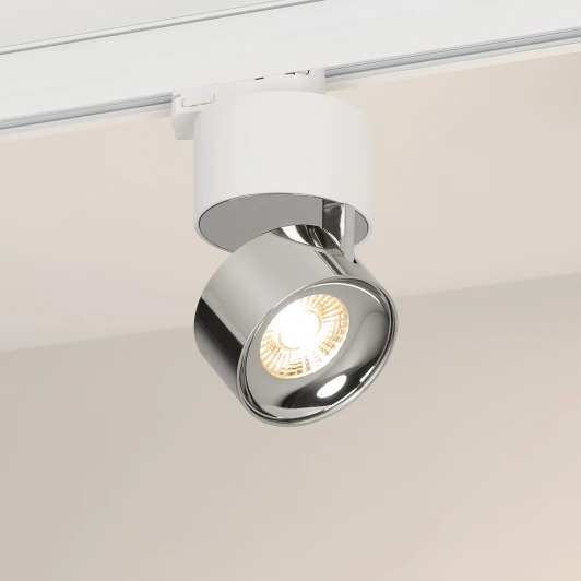 038104 Трековый светильник SP-PLURIO-TRACK-4TR-R77-9W Day4000 (WH-CHR, 36 deg, 230V) (Arlight, IP20 Металл) 038104 (LED)