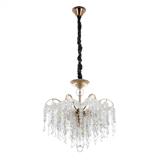 ML.855.10 GD Подвесная люстра хрустальная Modelux MODELUX ML.855.10 GD