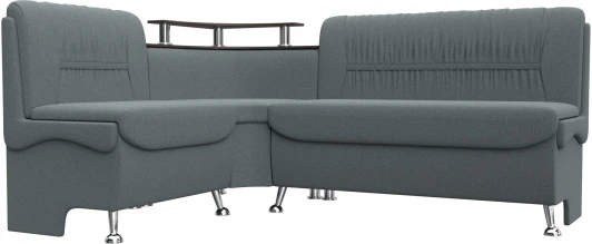 125903L Диван кухонный угловой Сидней левый угол (Серый/Рогожка) Лига Диванов арт.125903L