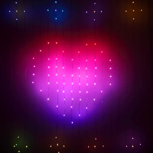 ERASG -02 Гирлянда светодиодная умная Занавес RGB 2x2 м управление смартфоном ЭРА ERASG -02