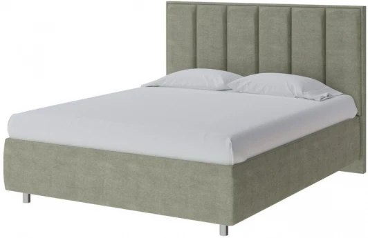 1908741 PROxSON Кровать Routa без основания (Ткань: Велюр Лофти Олива) 200x200