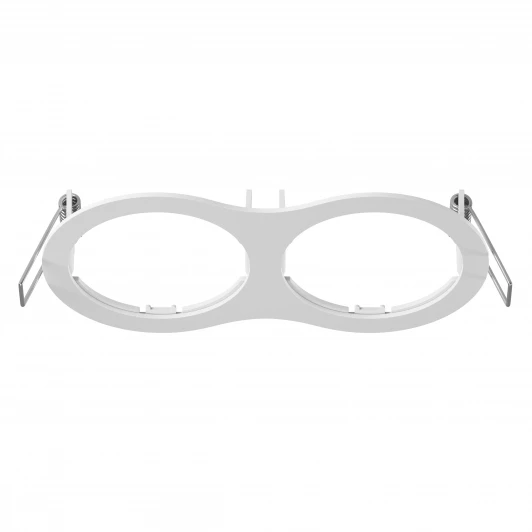 217626 Рамка для двух встраиваемых светильников Lightstar Intero, овал, белый