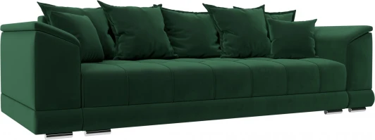 129451 Диван прямой НордСтар НПБ Лига Диванов (Велюр) арт.129451