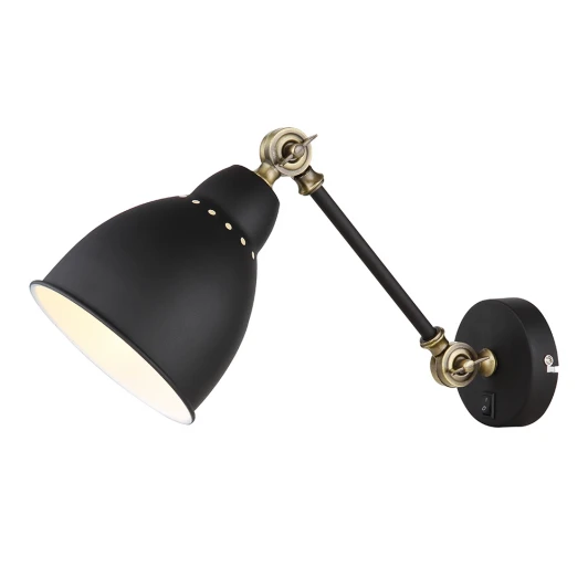 A2054AP-1BK Бра на гибкой ножке Arte Lamp Braccio A2054AP-1BK (220V, выключатель)