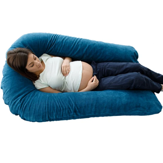 431280202 Подушка для беременных Dreambag U-образная Синий мкв (Холлофайбер) 431280202