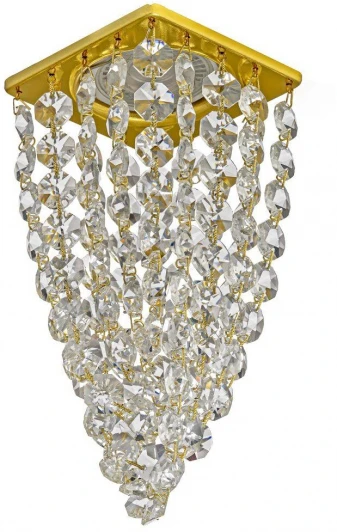 Tayo GU10.5.14.8x8.112 G Встраиваемый светильник хрустальный Dio D'Arte Tayo Gold GU10.5.14.8x8.112 G