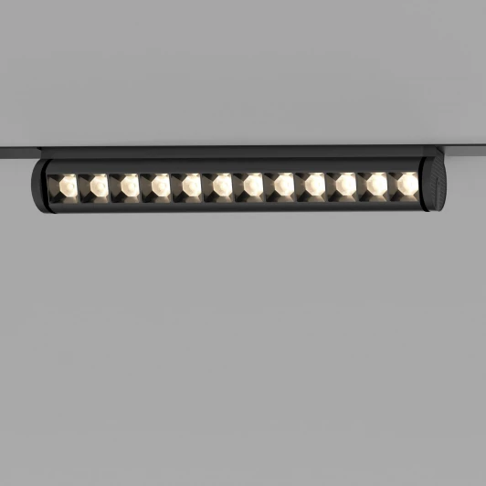 85049/01 Трековый светильник Downlight магнитный 12W 4200K Alter (чёрный) Elektrostandard Slim Magnetic 85049/01 (LED, 48V)