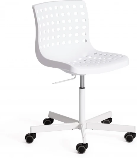 19803 Офисное кресло SKALBERG OFFICE (mod. C-084-B) / 1 шт. в упаковке (Металл,Пластик /Белый)