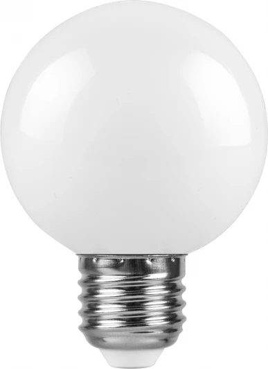 25902 Лампочка светодиодная E27 3W 220V шар белая 6400K Feron 25902