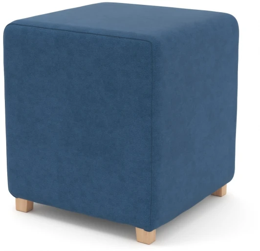 221195 Пуф Arsko Мозли 1 синий велюр