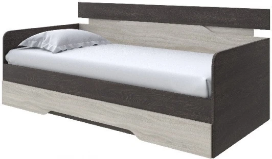 2020169 Без бренда Кровать-Софа Milton (ЛДСП Дуб Кантербери/Ясень Шимо Светлый) 80x190