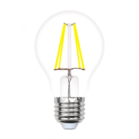 LED-A60-7W/WW/E27/CL/MB GLM10TR картон Лампочка светодиодная шар прозрачная E27 7W 3000K Uniel LED-A60-7W/WW/E27/CL/MB GLM10TR