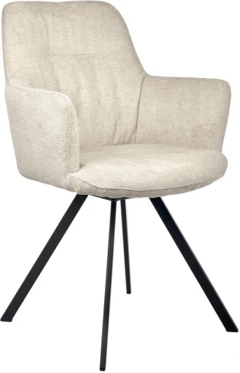 FR 1002 Стул Grant латте шенил на поворотном механизме Bradex Home арт.FR 1002