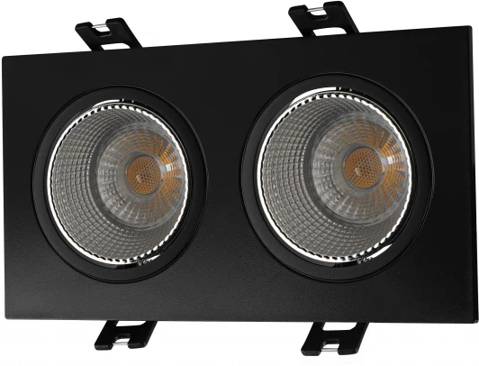 DK3072-BK+CH Встраиваемый точечный светильник Denkirs DK3021 DK3072-BK+CH