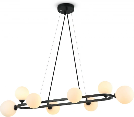 FR5222PL-08B1 Подвесной светильник Freya Globos FR5222PL-08B1 (220V, на тросе, шарики, молекулы)