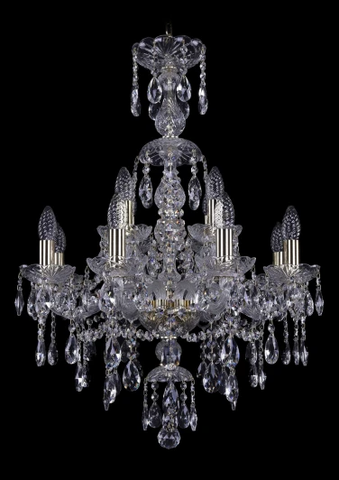 1415/8+4/200/XL-76 G Подвесная люстра Bohemia 1415 1415/8+4/200/XL-76/G