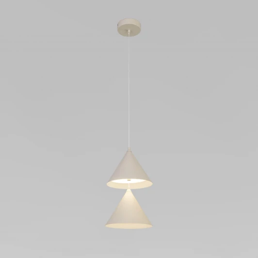 604052 LED бежевый Подвесной светильник светодиодный Eurosvet Peak 604052 LED бежевый