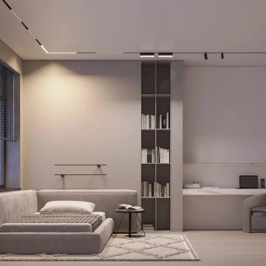 047019 светильник магнитный MAG-ORIENT-SPOT-R45-12W Day4000-MIX (BK, 24 deg, 48V, TUYA) (Arlight, IP20 Металл) 047019