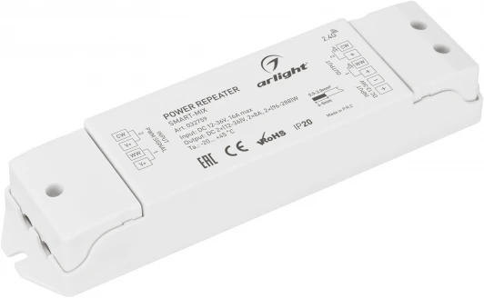 032759 Усилитель SMART-MIX (12-36V, 2x8A) (IP20 Пластик) 032759 Arlight