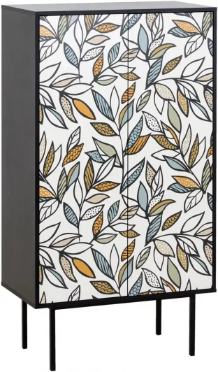 599520 Шкаф 2-дверный Boho Color ОГОГО (арт.599520), (ЛДСП/Черный)