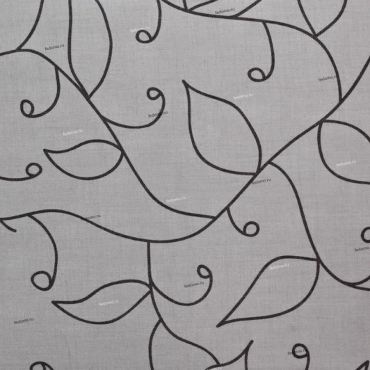 92433 Ткань для абажуров с застежкой липучкой Eglo My Choice, кремовый с чёрным