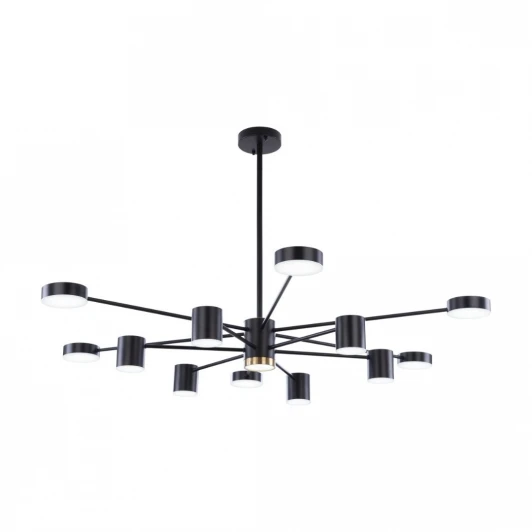 3307.6293-12 Black Потолочная люстра на штанге светодиодные APL LED Ferrara 3307.6293-12 Black