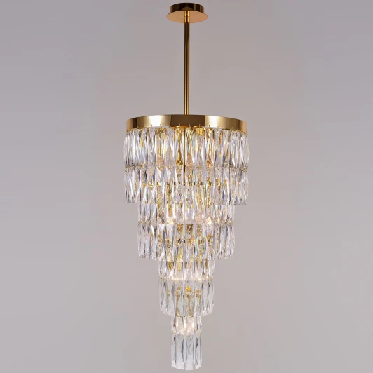 04772-0.4-11 DN GD Потолочная люстра на штанге хрустальная Reluce 04772-0.4-11 DN GD