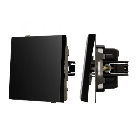 054035 Механизм выключателя одноклавишный непроходной SWT-TENDO-MK01-PL-BK (230V, 10A) (Arlight) 054035