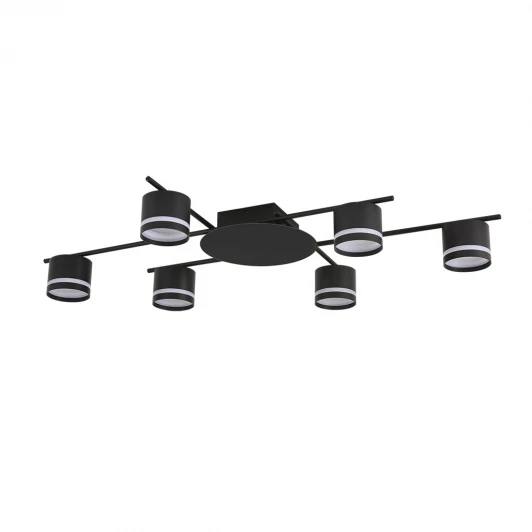 8362/6C Потолочная люстра Lumion Berty 8362/6C черный, металл/акрил GX53 LED 6*7W 220V BERTY