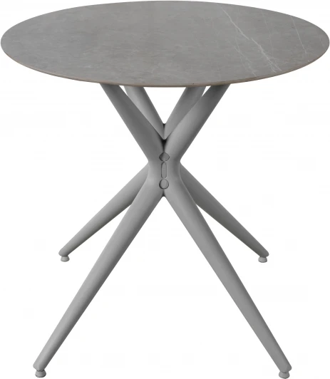 CA Grigio Pietra di luna 80x80 Стол обеденный обеденный JET CERAMIC круглый d-80 (Термопластичный полимер, Серый) CA Grigio Pietra di luna 80x80