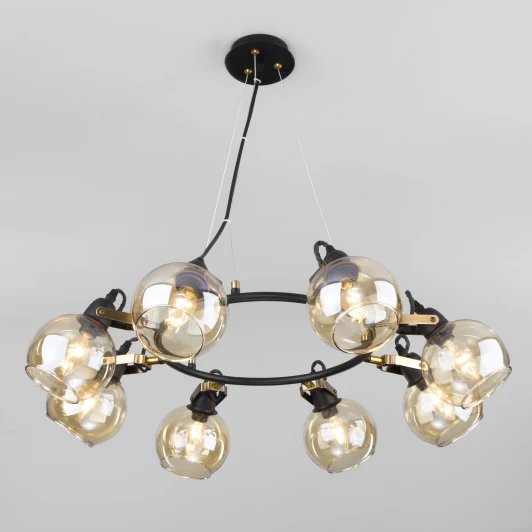 70119/8 черный Подвесная люстра Eurosvet Mateo 70119/8 черный
