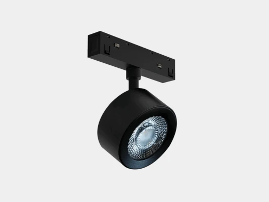 SY-LINK-FTS-BL-10-NW Трековый светильник магнитный светодиодный спот широкий черный 10Вт 48V 4000К Lumker SY-LINK SY-LINK-FTS-BL-10-NW