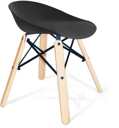 6811012002 Стул SHT-ST19/S70 черный/черный/прозрачный лак от фабрики Sheffilton