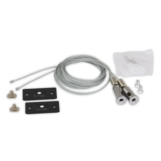 AM549 BK Подвесной трос для накладного шинопровода черный AM Group AM549 BK