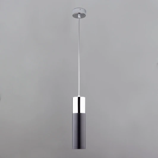 50135/1 LED хром/черный Подвесной светильник Elektrostandard Double Topper 50135/1 LED хром/черный