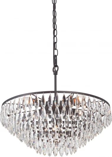 V5352-1/5 Подвесная люстра Vitaluce V5352-1/5, 5xE14 макс. 40Вт (220V, хрусталь, на цепи)