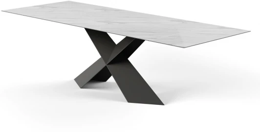 Н0000037032 Стол раскладной Top Concept Tyler (180+40+40), керамика матовая, светлый