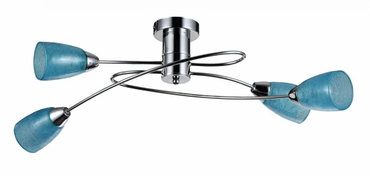 FR5103-CL-04-BL Потолочная люстра Freya Flash FR5103-CL-04-BL