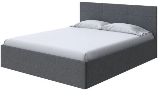 1939266 PROxSON Кровать Vector Plus (Ткань: Рогожка Savana Grey (серый)) 140x200