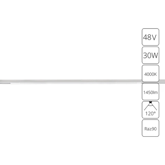 A7265PL-1WH Трековый светильник магнитный 48V Arte Lamp Optima A7265PL-1WH (LED)