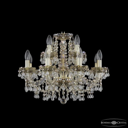 1410/8+4/195 G V0300 M801 Подвесная люстра Bohemia 1410 1410/8+4/195 G V0300 M801