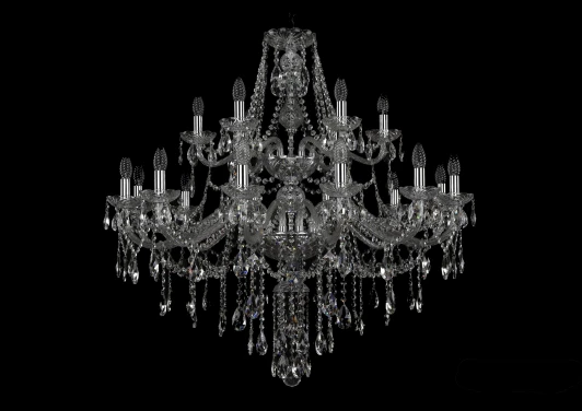 1415/12+6/360/2d Ni Подвесная люстра Bohemia 1415 1415/12+6/360/2d/Ni