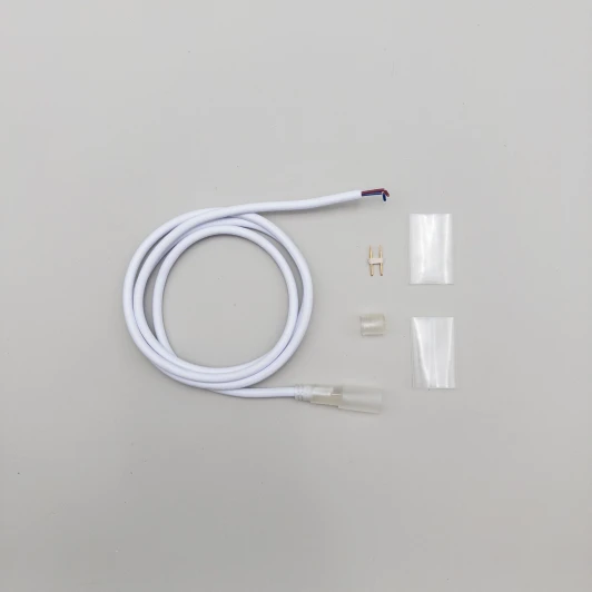 F3-24V-W Установочный комплект для светодиодного Дюралайта 24В Ø13 мм, Белый Laitcom F3-24V-W