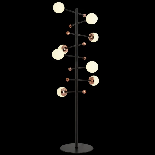 LED LAMPS 81344/1F GOLD BLACK Торшер Natali Kovaltseva Loft Led LAMPS 81344/1F GOLD BLACK