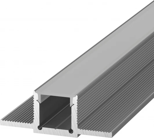 LG16-R Алюминиевый профиль без видимой рамки 2500 мм, анодированный DesignLed LG LG16-R