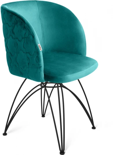 7575519301 Стул SHT-ST33-1/S112 альпийский бирюзовый/черный муар Sheffilton 7575519301