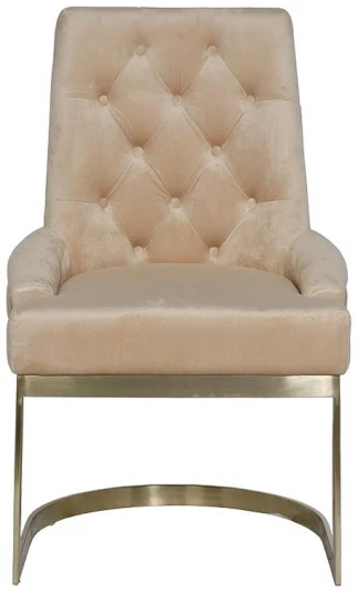 76AR-6210GOLD-BG Обеденный стул Garda Decor 76AR-6210GOLD-BG (Золото/Бежевый)