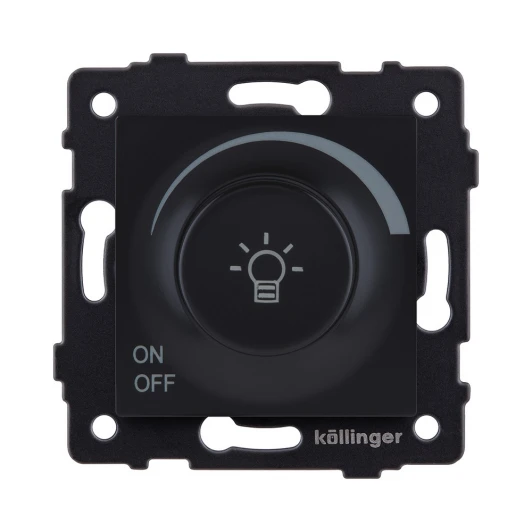 REA-027BM Светорегулятор универсальный 500W черный матовый Kollinger REA-027BM для Aspekt, Eleganz, Reflex