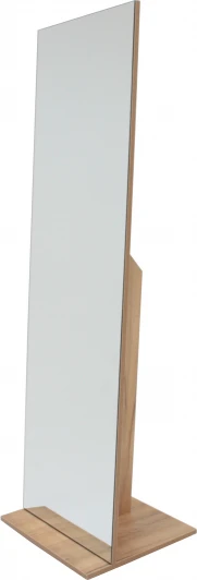008774 Зеркало напольное Стелла 2 дуб крафт золотой 163,5 см x 50 см Mebelik арт.008774