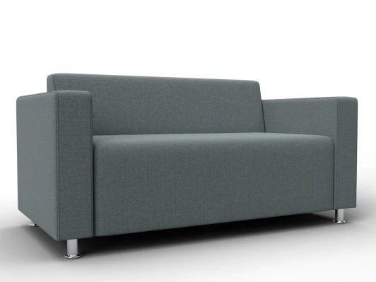 134955 Диван прямой Лига-093 ВН (ДСП,Брус,Фанера,Рогожка/Серый) Лига Диванов 134955